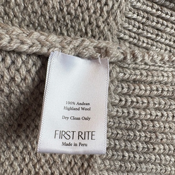 First Rite Wool Knit Sweater - Picture 2 of 3